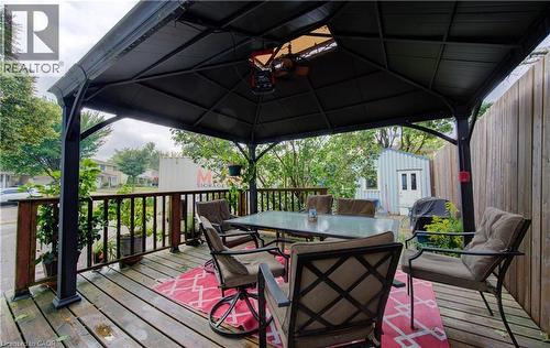 4 Flint Drive, Kitchener, ON - Outdoor With Deck Patio Veranda With Exterior