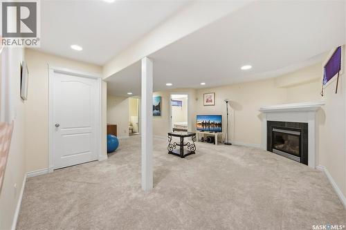 218 Brookshire Crescent, Saskatoon, SK - Indoor With Fireplace