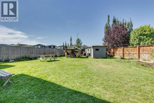Summer Time Backyard - 43 Sunrise Crescent Ne, High River, AB - Outdoor With Backyard