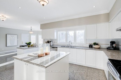 140 Boake Trail, Richmond Hill, ON - Indoor Photo Showing Kitchen With Double Sink With Upgraded Kitchen
