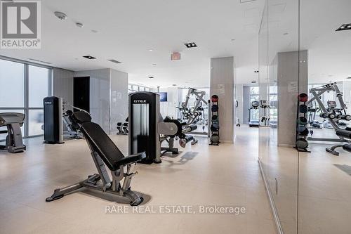 2404 - 56 Annie Craig Drive, Toronto, ON - Indoor Photo Showing Gym Room