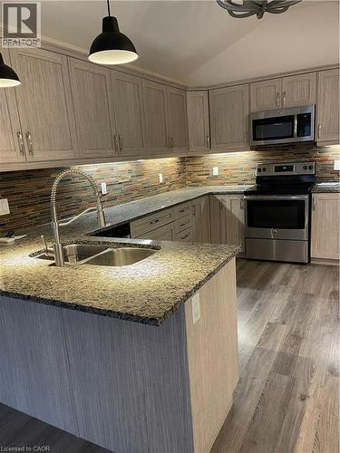 11 Hackberry Lane, Simcoe, ON - Indoor Photo Showing Kitchen With Double Sink