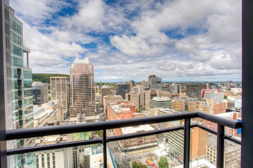 Balcon - 3311-1188 Av. Union, Montréal (Ville-Marie), QC - Outdoor With Balcony With View