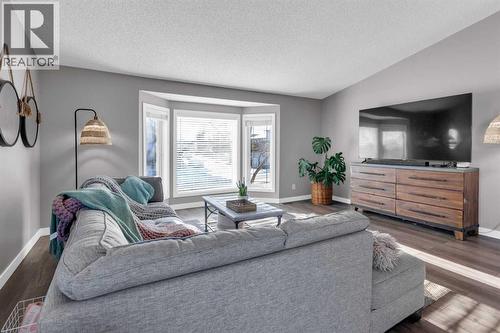 LIVING ROOM - 40 Hunters Gate, Okotoks, AB - Indoor Photo Showing Living Room