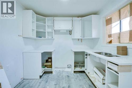 94 Martindale Boulevard Ne, Calgary, AB - Indoor Photo Showing Kitchen With Double Sink