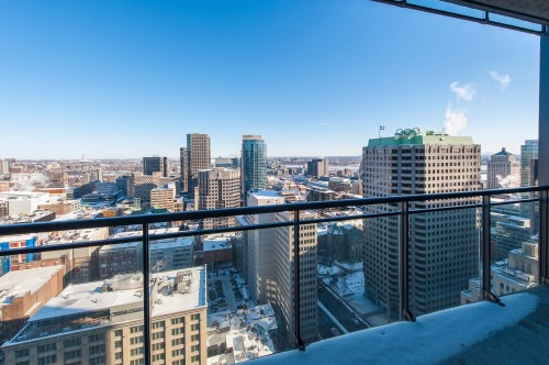 Balcony - 3209-1188 Av. Union, Montréal (Ville-Marie), QC - Outdoor With Balcony With View