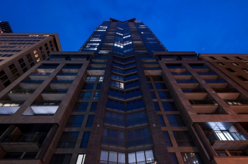 Exterior - 3209-1188 Av. Union, Montréal (Ville-Marie), QC - Outdoor With Balcony With Facade