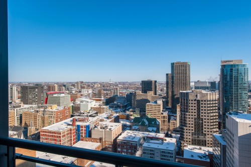 Balcony - 3209-1188 Av. Union, Montréal (Ville-Marie), QC - Outdoor With View