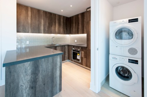Kitchen - 3209-1188 Av. Union, Montréal (Ville-Marie), QC - Indoor Photo Showing Laundry Room