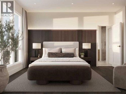 832, 101H Stewart Creek Rise, Canmore, AB - Indoor Photo Showing Bedroom