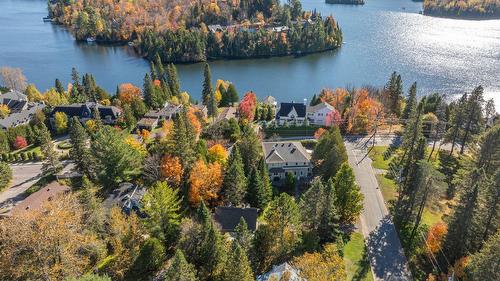 Photo aérienne - 169 Ch. Du Tour-Du-Lac, Sainte-Agathe-Des-Monts, QC - Outdoor With Body Of Water With View