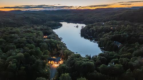 Photo aérienne - 4220 Rue Des Monarques, Sainte-Adèle, QC - Outdoor With Body Of Water With View