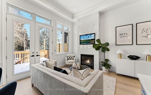 62 Burlingame Road, Toronto, ON - Indoor With Fireplace
