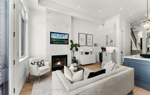 62 Burlingame Road, Toronto, ON - Indoor With Fireplace