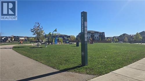 Community Playground adjacent to a great school - 115 South Creek Drive Unit# 15D, Kitchener, ON - Outdoor With View