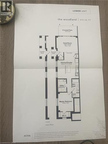 View of room layout - 115 South Creek Drive Unit# 15D, Kitchener, ON - Other