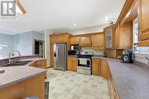 510 Quin-Mo-Lac Road, Centre Hastings, ON - Indoor Photo Showing Kitchen With Double Sink