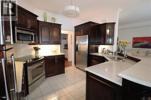 21 Lakeshore Drive, Pasadena, NL - Indoor Photo Showing Kitchen With Double Sink
