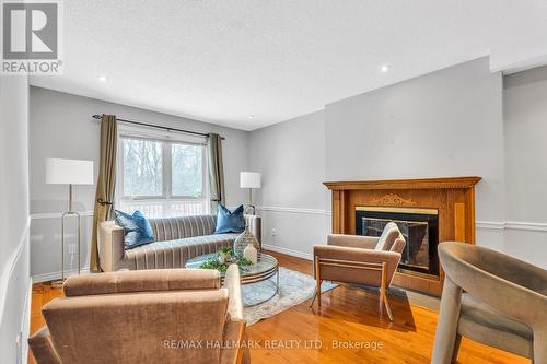 235 Kemano Road, Aurora, ON - Indoor Photo Showing Living Room With Fireplace