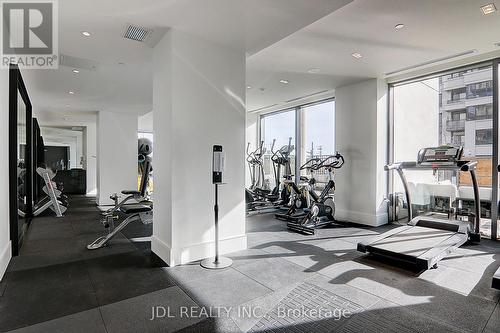 808 - 10 De Boers Drive, Toronto, ON - Indoor Photo Showing Gym Room