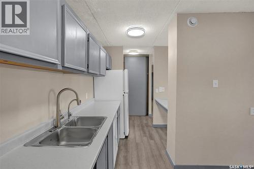 519 4045 Rae Street, Regina, SK - Indoor Photo Showing Kitchen With Double Sink