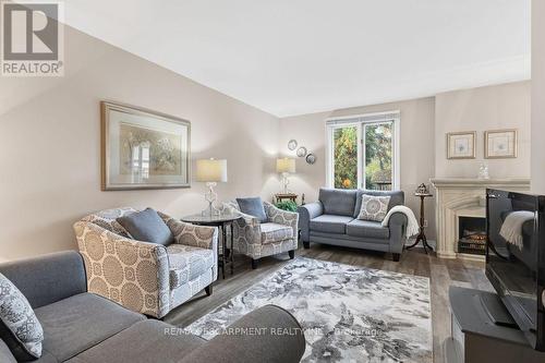 5119 Cherryhill Crescent, Burlington, ON - Indoor Photo Showing Living Room With Fireplace
