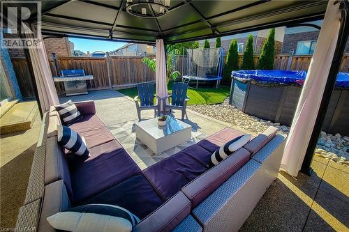 190 Bellagio Avenue, Stoney Creek, ON - Outdoor With Above Ground Pool With Deck Patio Veranda With Exterior
