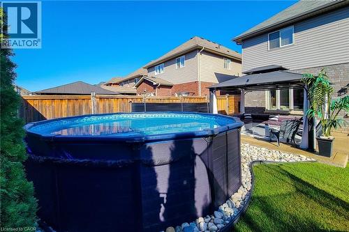 190 Bellagio Avenue, Stoney Creek, ON - Outdoor With Above Ground Pool