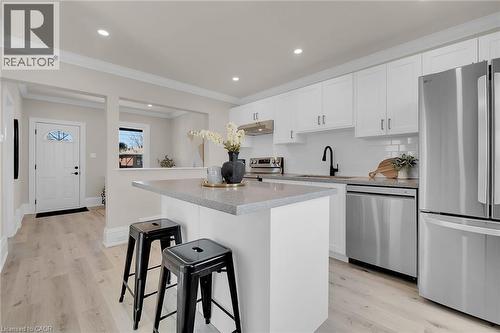 70 Robins Avenue, Hamilton, ON - Indoor Photo Showing Kitchen With Stainless Steel Kitchen With Upgraded Kitchen