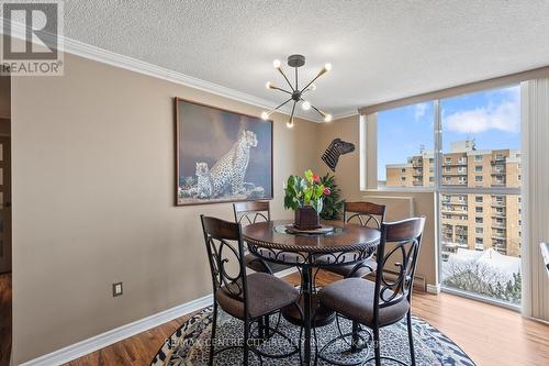 Spacious Dining Area with view - 809 - 127 Belmont Drive, London South (South O), ON - Indoor Photo Showing Dining Room