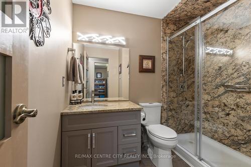 Stunning Main Bath with Glass & Marble Shower - 809 - 127 Belmont Drive, London South (South O), ON - Indoor Photo Showing Bathroom