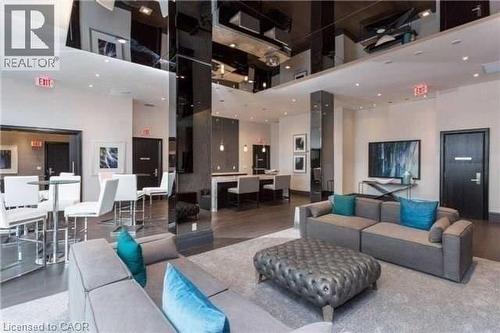 Party Room - 55 Speers Road Unit# 415, Oakville, ON - Indoor Photo Showing Living Room