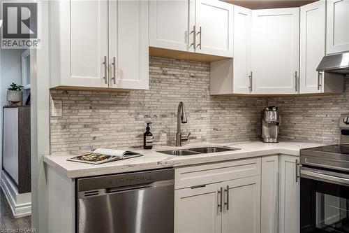 21 Chatham Street, Hamilton, ON - Indoor Photo Showing Kitchen With Double Sink With Upgraded Kitchen