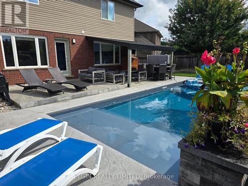 10 Kingfisher Court, St. Thomas, ON - Outdoor With In Ground Pool With Deck Patio Veranda
