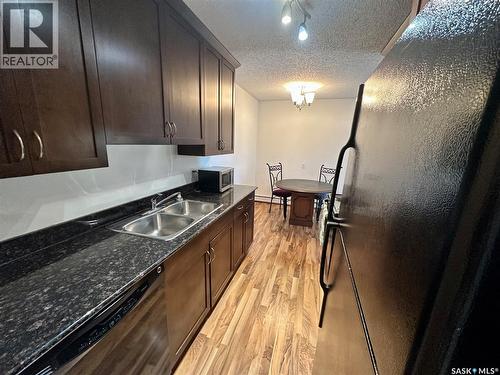 307 2233 St Henry Avenue, Saskatoon, SK - Indoor Photo Showing Kitchen With Double Sink