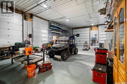 Cote Acreage, Benson Rm No. 35, SK - Indoor Photo Showing Garage