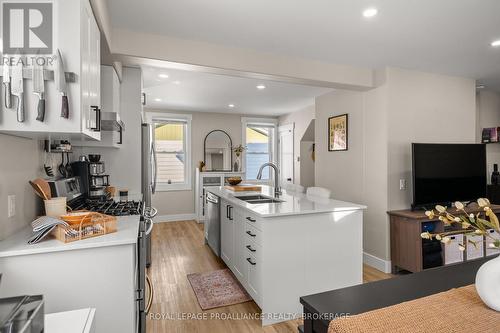 40 Elm Street, Gananoque, ON - Indoor Photo Showing Kitchen With Double Sink