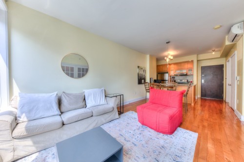 Salon - 406-150 Rue Sherbrooke E., Montréal (Ville-Marie), QC - Indoor Photo Showing Living Room