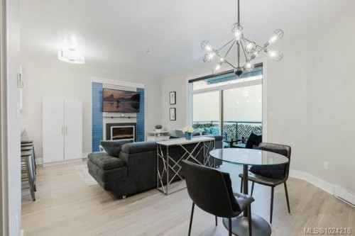 201-606 Speed Ave, Victoria, BC - Indoor With Fireplace