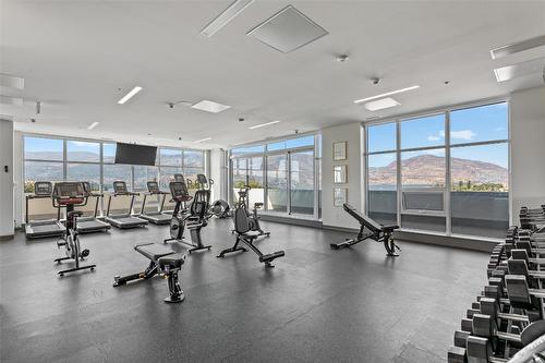 3307-1626 Water Street, Kelowna, BC - Indoor Photo Showing Gym Room