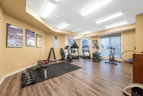 213-3550 Woodsdale Road, Lake Country, BC - Indoor Photo Showing Gym Room