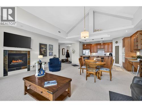 571 6 Street Ne Unit# 302, Salmon Arm, BC - Indoor Photo Showing Living Room With Fireplace