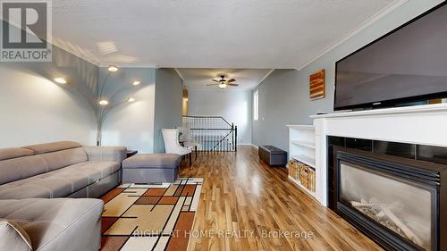 46 Furrow Drive, Whitby (Rolling Acres), ON - Indoor Photo Showing Living Room With Fireplace