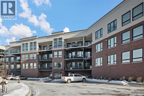 104 408 Cartwright Street, Saskatoon, SK - Outdoor With Balcony With Facade