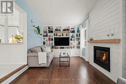1916 Leclair Crescent, Ottawa, ON - Indoor Photo Showing Living Room With Fireplace