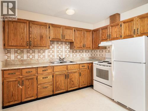 386 E Central Street, Prince George, BC - Indoor Photo Showing Kitchen With Double Sink