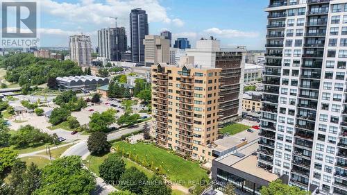 602 - 19 King Street, London East (East K), ON - Outdoor With Balcony With Facade