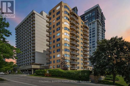 602 - 19 King Street, London East (East K), ON - Outdoor With Balcony With Facade