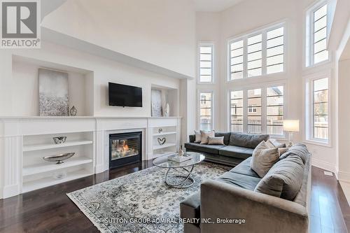 23 Samson Trail, King, ON - Indoor Photo Showing Living Room With Fireplace