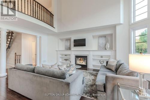 23 Samson Trail, King, ON - Indoor Photo Showing Living Room With Fireplace